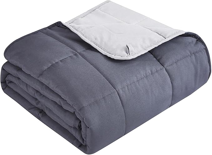 Weighted Blanket (20lbs 80"x87" King Size) Soft Cooling Heavy Blanket Sleeping, Apply to 190-210 lbs Body, Thick Breathable Blanket with Glass Bead, Easy Care