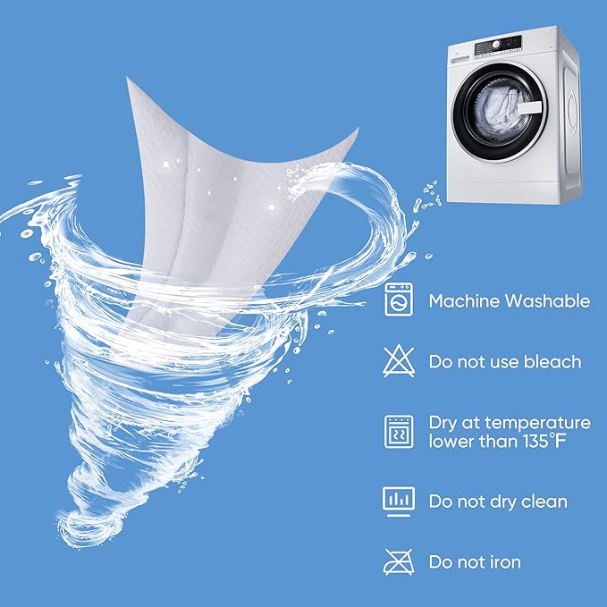 Hanherry 100% Waterproof Mattress Protector Full Size, Mattress Cover 3D Air Fabric Cooling Mattress Pad Cover Smooth Soft Breathable Noiseless, 8''-21'' Deep Pocket