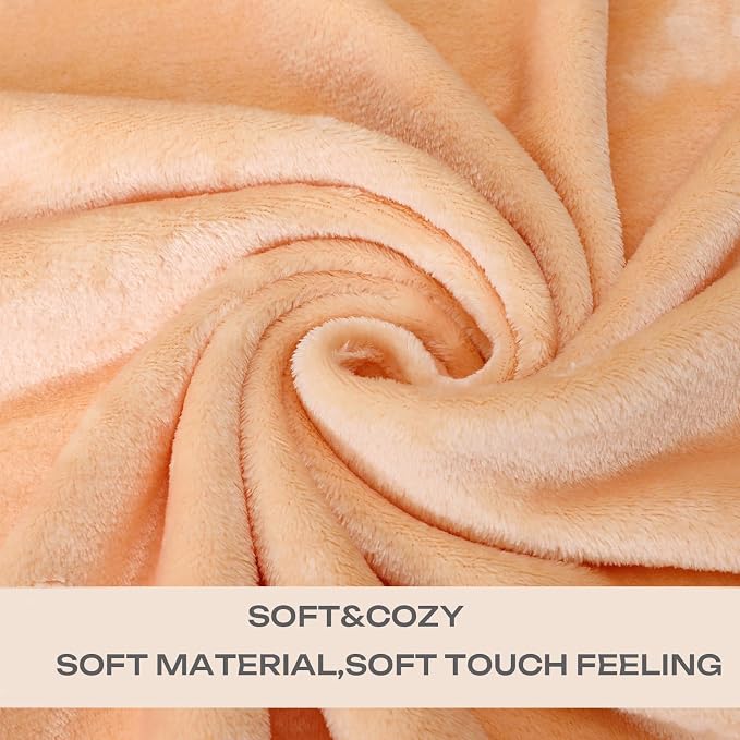 Pink Fleece Plush Throw Blanket 50"x60"for Couch Sofa Fuzzy Cozy Flannel | Super Soft Lightweight Microfiber Blanket for Bed Chair bedroom Home Decor All Season,Birthday Gifts for Women Mom Adult
