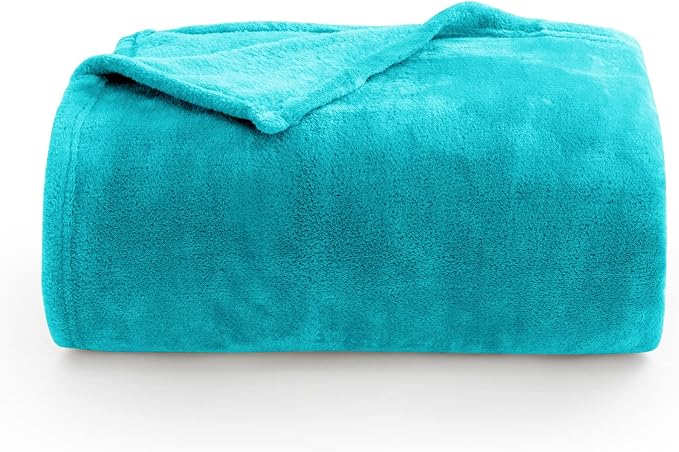 BEDELITE Fleece Blanket Soft Plush King Size Bed Blanket Peacock 108"x90" | Ultra Soft Fleece, Plush Microfiber, Lightweight Warmth, All Season Comfort, Fade Resistant, Machine Washable