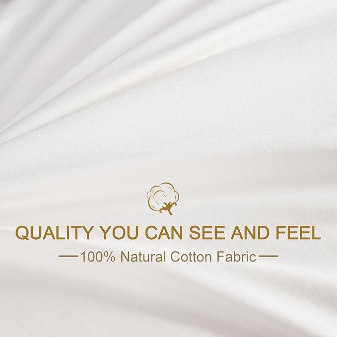 Goose Down Body Pillows for Adults, Large Body Pillow for Side Sleeper, Hugging Feather Body Pillow Insert, Cooling 20x54 Full Length Long Pillow for Bed with 100% Organic Cotton Shell, White 20"x54"