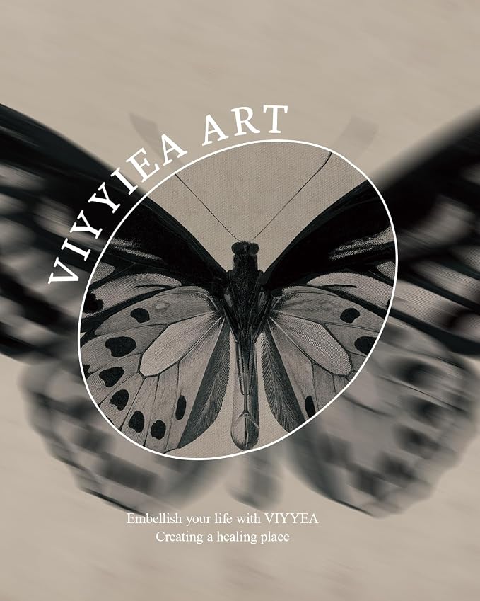 VIYYIEA Vintage Gold Framed Wall Art for Living Room,【Ornithoptera alexandrae】-(16L x 12W)