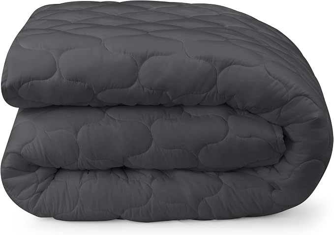 Utopia Bedding Waterproof Mattress Protector, King Mattress Pad, Quilted Fitted Cover Stretches up to 16 Inches Deep (Grey) | Deep Pockets fits upto 16" Deep, 100% Waterproof Mattress Cover Soft Breathable & Noiseless Mattress Topper by Utopia Bedding