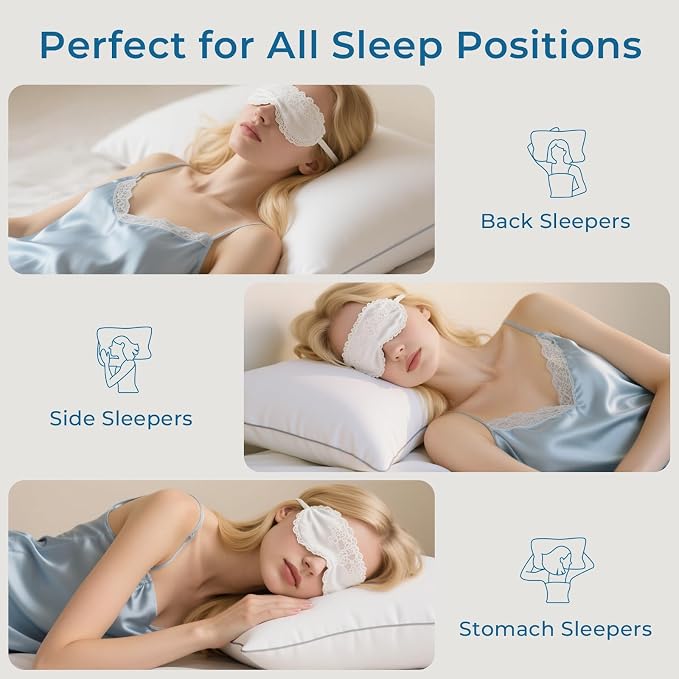 Sasttie Firm Pillows Queen Size Set of 4, Bed Pillows for Side, Back, and Stomach Sleepers - Oeko-Tex Certified Supportive Down Alternative Plump Filling - Hotel Quality and Machine Washable, 4 Pack