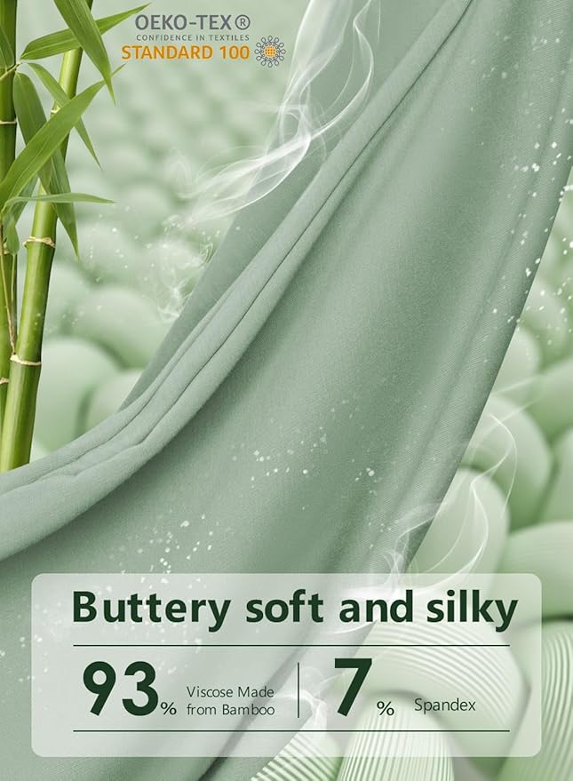 Meiz Pregnancy Pillow, U Shaped Pregnancy Pillows for Sleeping Cooling, 55 Inch Maternity Pillow for Pregnant Women, Body Pillows for Adults, Rayon Cover from Bamboo, Sage Green