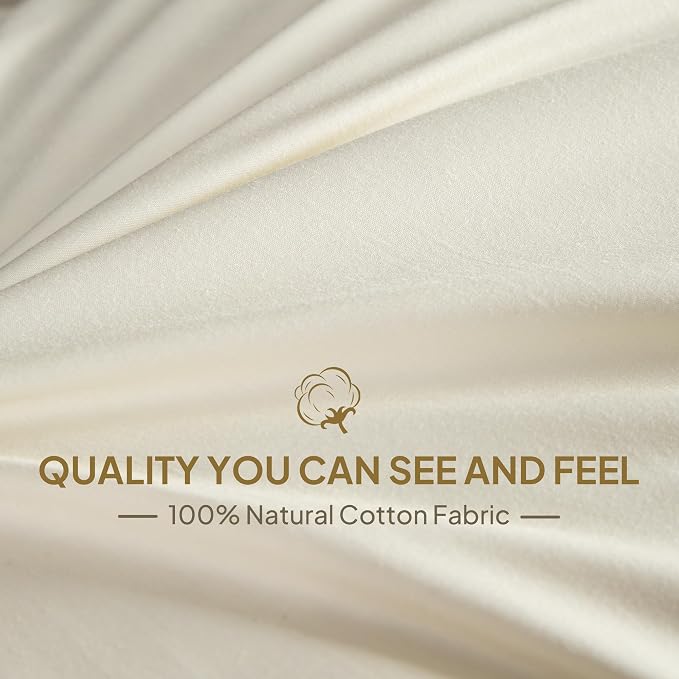 Goose Down Body Pillows for Adults, Large Body Pillow for Side Sleeper, Hugging Feather Body Pillow Insert, Cooling Full Length Long Pillow for Bed with 100% Organic Cotton Shell, Beige 20"x72"