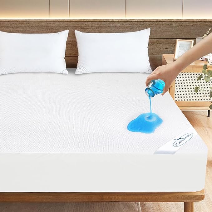 RV Bunk/Daybed/Cot Mattress Protector Cover for Narrow Twin Camper Bed | 75x33 inch, Deep Pocket up to 10", Soft Terry Surface, Waterproof Barrier, Breathable & Absorbent