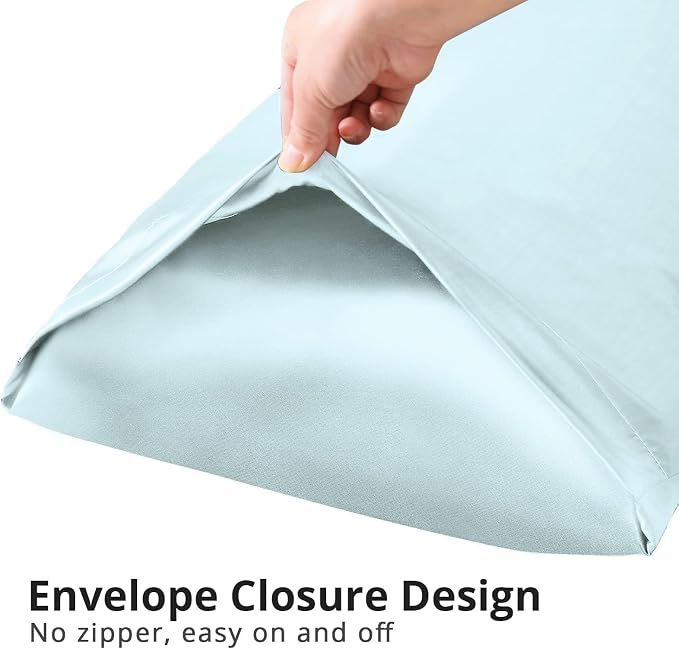 Body Pillow with Satin Pillowcase, Body Pillow for Adults | 20"x54", Removable Cover, OEKO-TEX Certified Down Alternative Filling,Washing Machine
