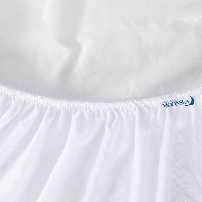 RV Short Queen Size Mattress Protector Waterproof,Mattress Cover for Kids | Smooth Top,Breathable Skin Friendly and Noiseless Fitted Sheet,Viscose Terry Mattress Protector