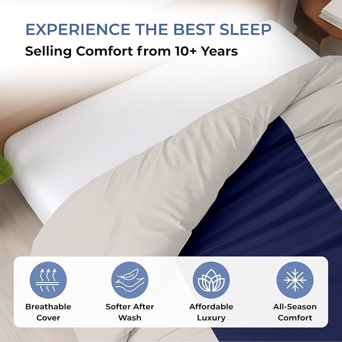 1 Pc California King Size Duvet Cover Only -100% Egyptian Cotton 600 Thread Count Ultra Soft Premium Durable Comforter Cover Zipper Closure & Corner Ties (Dashing Blue,104"x98")