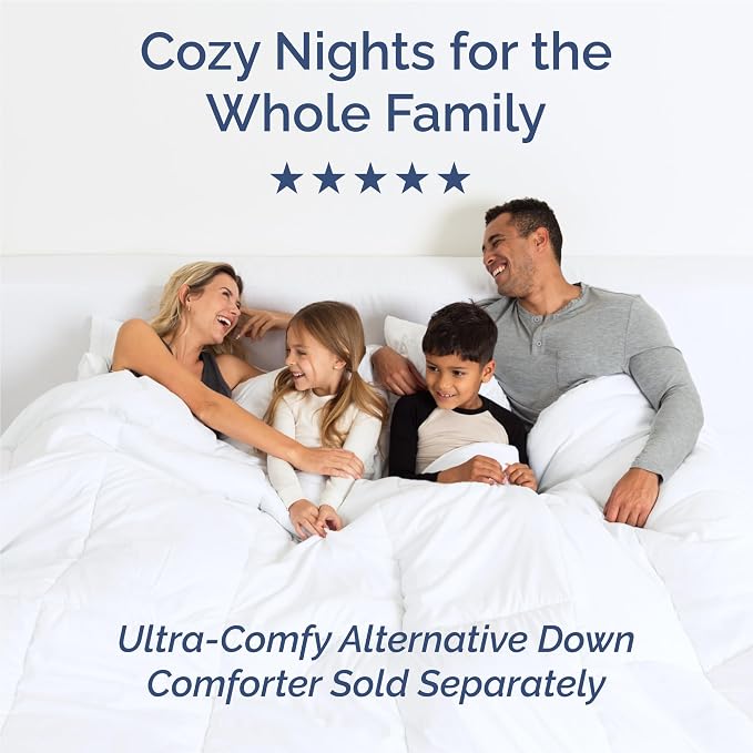 Full Size 4 Piece Sheet Set - Comfy Breathable & Cooling Sheets - Off White | Hotel Luxury Bed Sheets for Women & Men, Deep Pockets, Easy-Fit, Extra Soft and Wrinkle Free Sheets, Oeko-Tex Bed Sheet Set