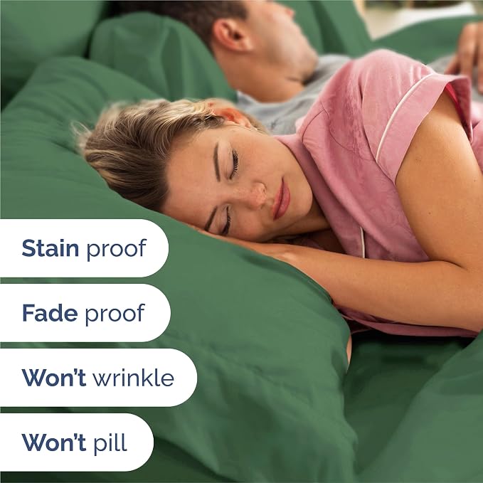 King 6 Piece Bed Sheet Set - Breathable & Cooling Sheets - Emerald Green | Ultra Soft Hotel Luxury Bedding Set w/ 8-16 Inch Deep Pockets - 1 Flat & 1 Fitted Sheet & 4 Pillowcases - Wrinkle & Fade Free