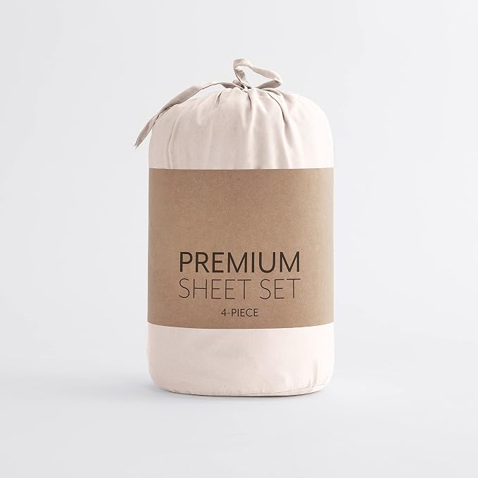 Linen Market Bed Sheets for Twin Size Bed (Blush) - Sleep Better Than Ever with These Soft and Cooling Twin Sheets - Deep Pocket Fits 16" Thick Beds - 3 Piece Twin Sheet Set