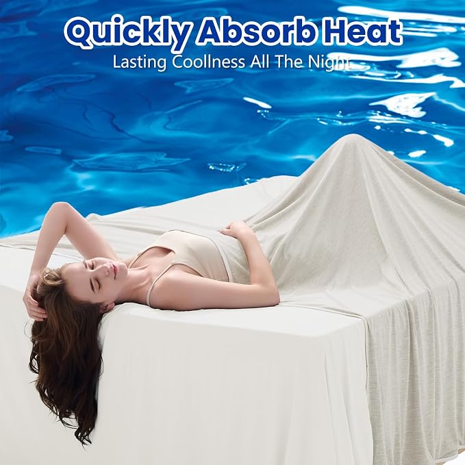 TOPCEE Cooling Blanket(60"x90"Twin Size)for Night Sweats Absorbs Heat to Keep Adults, Children Cool on Warm Nights, Q-Max 0.5 Cooling blankets for Hot Sleepers, Ultra-Cool Lightweight Blanket for Bed | Absorbs Heat Cold Summer Blanket for Night Sweats ...