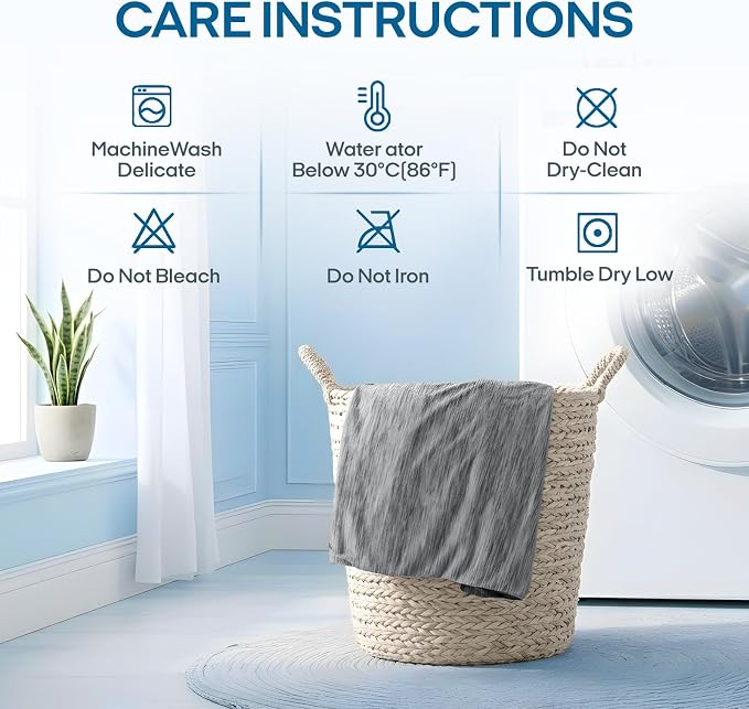 ZonLi Cooling Body Pillowcase for Hot Sleepers, Breathable Body Pillow Cover, Double-Sided Cooling Fabric, Soft Silky Touch, Ideal for Night Sweats, 20 x 54 Inch, Light Grey