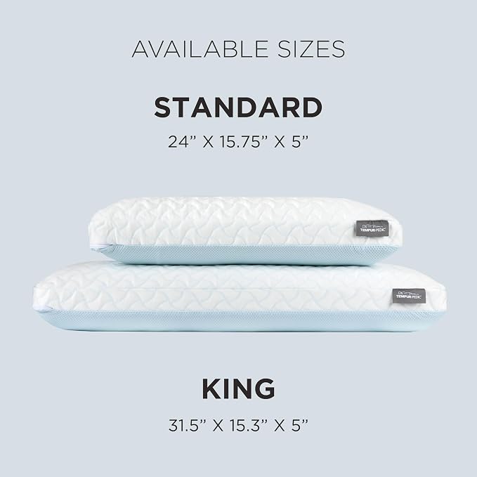 Tempur-Pedic TEMPUR-Cloud® + Cooling Pillow, Standard - 2-Pack