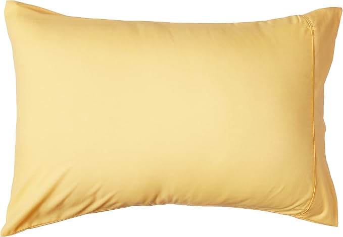 Sweet Home Collection 7 Piece Comforter Set Bag Solid Color All Season Soft Down Alternative Blanket & Luxurious Microfiber Bed Sheets, Yellow, Full