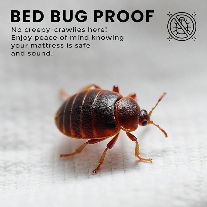 Premium Waterproof Zippered Mattress Protector King Size, 12" Depth | Utopia Bedding Bed Bug Mattress Cover, 6-Sided Mattress Encasement, Dust Mite Proof, Washable, Fits upto 12" Deep Mattresses