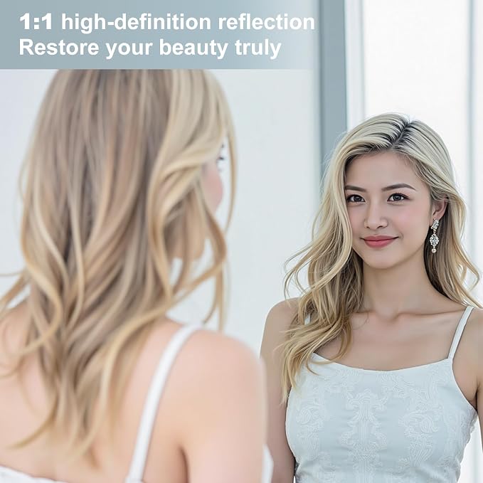 Dewfig Arched Full Length Mirror, 77"x38" Large Floor Mirror, White | Aluminum Alloy Frame Oversized Full Body Mirror, HD Shatterproof Tempered Glass, Lean/Stand/Wall for Living Room,Bedroom