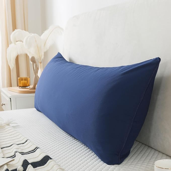 WhatsBedding Memory Foam Body Pillow with Cover, Long Bed Pillow for Adults | Breathable Zippered Cotton Cover,Long Pillow for Sleeping, Firm Pillow Fluffy Supportive for Side Sleepers