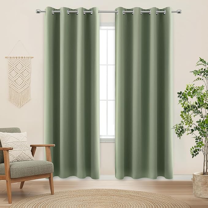 KOUFALL 78 Inch Closet Curtains for Open Closet, Boho Room Divider Curtains Door Curtain for Doorway, Wide 52 x 78 Inches Long 2 Panels Set