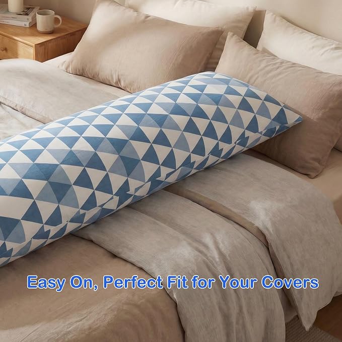 Memory Foam Dakimakura Body Pillow Inserts 150x50cm for Anime Pillowcase | Fresh clean memory foam, No odor, Adjutable firmness by Zipper, with Cooling cover