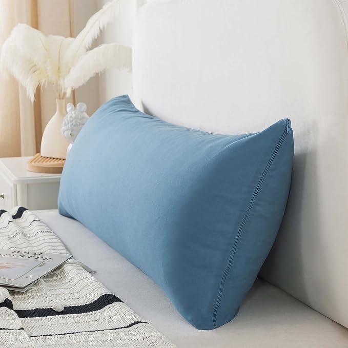 WhatsBedding Memory Foam Body Pillow with Cover, Long Bed Pillow for Adults | Breathable Zippered Cotton Cover,Long Pillow for Sleeping, Firm Pillow Fluffy Supportive for Side Sleepers