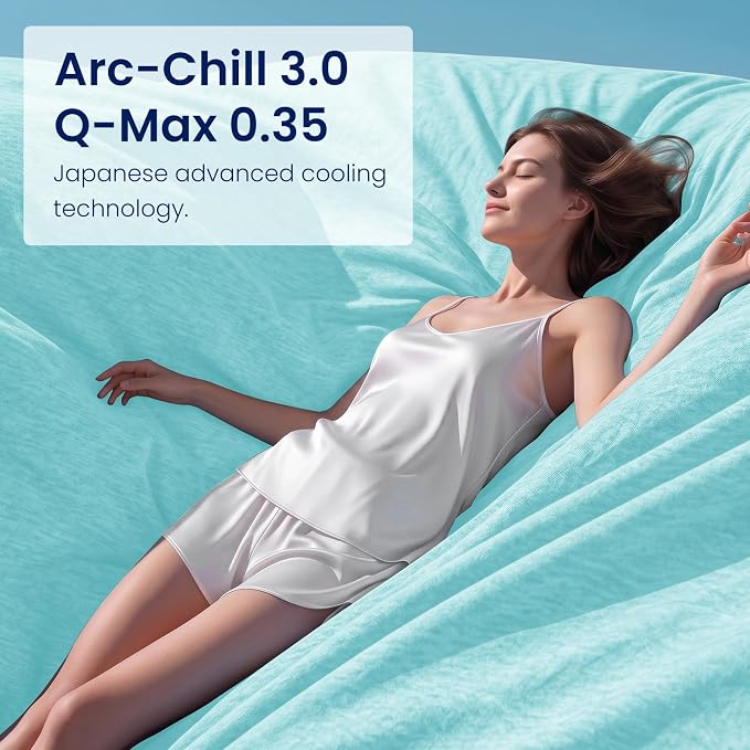 TOPCEE Cooling Blanket(60"x90"Twin Size)for Night Sweats Absorbs Heat to Keep Adults, Children Cool on Warm Nights, Q-Max 0.5 Cooling blankets for Hot Sleepers, Ultra-Cool Lightweight Blanket for Bed | Absorbs Heat Cold Summer Blanket for Night Sweats ...