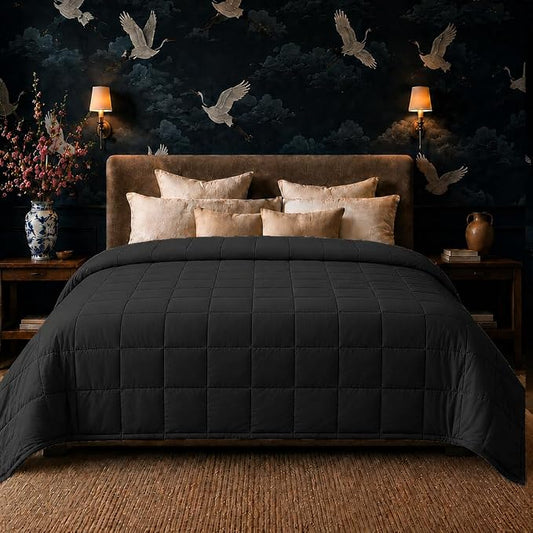 HomeSmart Weighted Blanket Queen Size 50 lb - The Heaviest Weighted Blanket | Deep Grounding Comfort, Oversized Ultra Soft Bedding, Evenly Distributed Weight, Machine Washable, Breathable Fabric