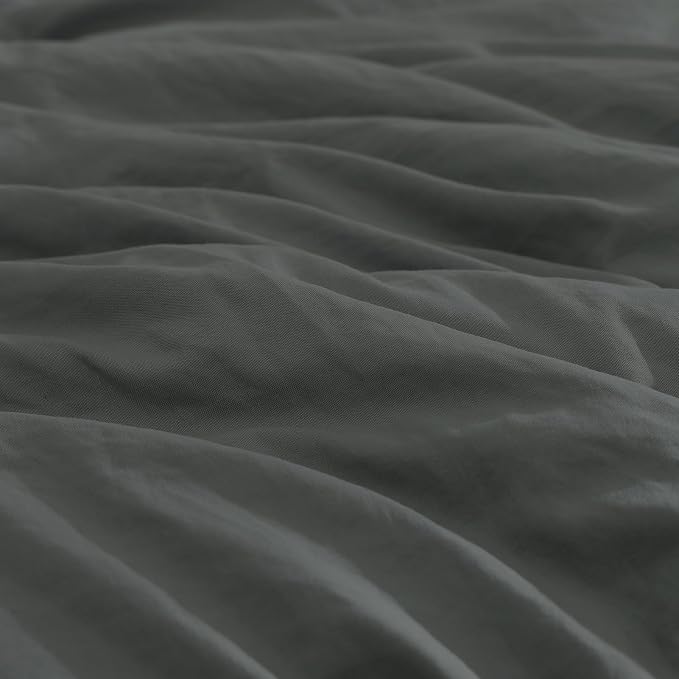 Queen Comforter Set-7 Pieces Soft Prewashed Bed in a Bag Queen Bedding Sets | All Season Comforter with Sheets, Pillow Shams & Pillowcases, Grey