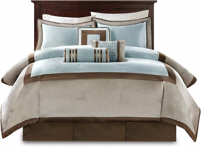 Madison Park Deluxe Hotel Style Comforter Set, 7PC King Bedding Set
