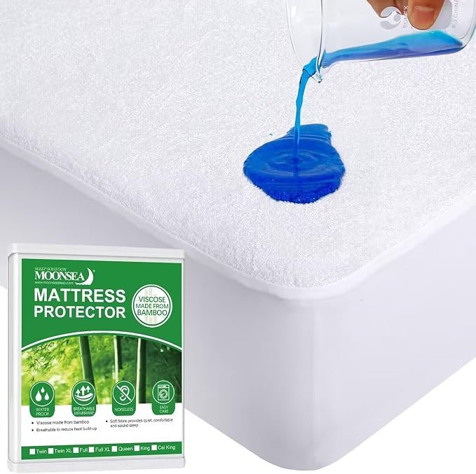 Sleeper Sofa Queen Size Mattress Protector Waterproof,Mattress Cover for Kids