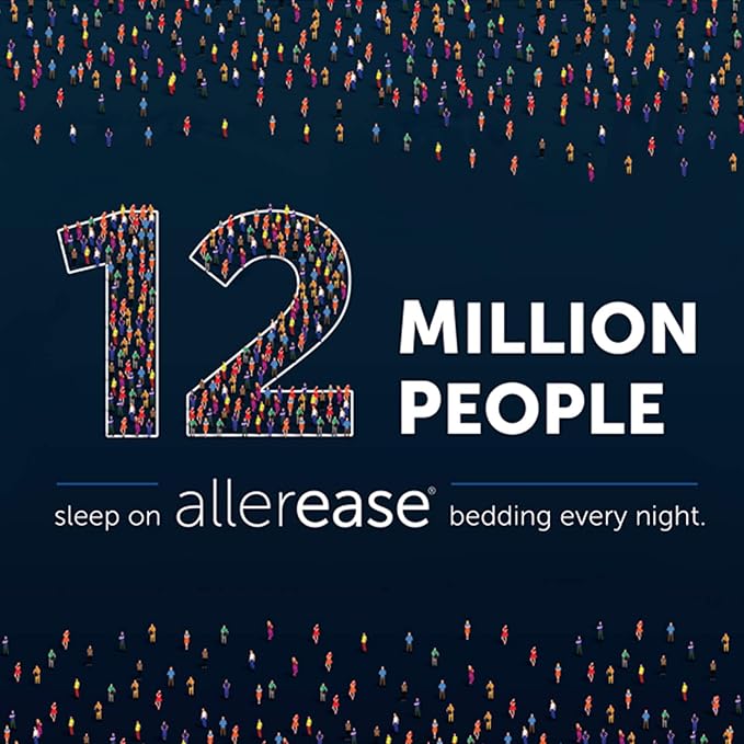 AllerEase Maximum Allergy Mattress Protector, King Size