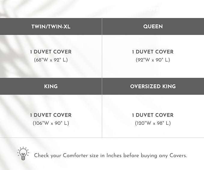 California Design Den Oversized King Duvet Cover, Indigo Dusty Blue | Duvet Cover Only, Comforter Not Included, Backed by Good Housekeeping Seal, Button Closure & Corner Ties