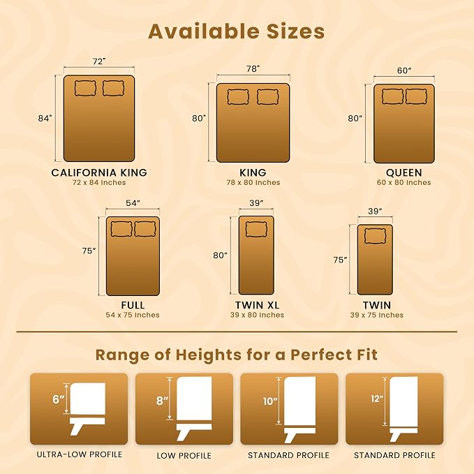 Premium Waterproof Zippered Mattress Protector Full Size, 12" Depth | Utopia Bedding Bed Bug Mattress Cover, 6-Sided Mattress Encasement, Dust Mite Proof, Washable, Fits upto 12" Deep Mattresses