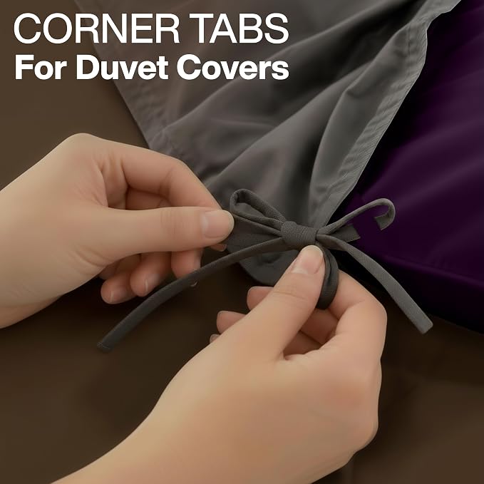 Utopia Bedding Queen Comforter Duvet Insert, Quilted Plum Comforter with Corner Tabs, Box Stitched Down Alternative Comforters Queen Size 88 x88 inches