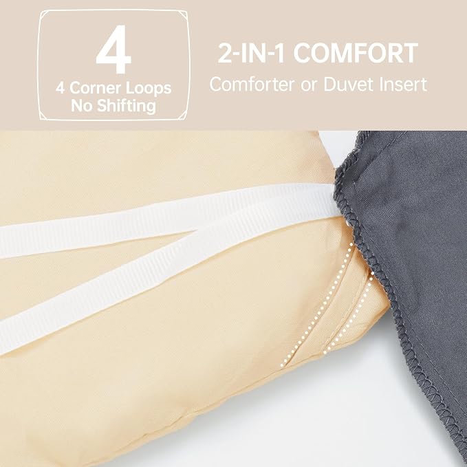 King Size Comforter Set, All Season Ultra Soft Down Alternative Bedding - 3 Piece Lightweight Bed Set Includes 1 Comforter (104"x90") and 2 Pillow Shams (20"x36"), Light Yellow