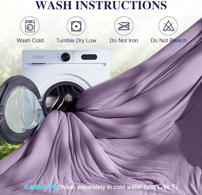 Cooling Comforter Set Twin XL Size, Lightweight Summer Comforter for Hot Sleeper, Reversible Bedding with ICY Cooling Surface, Includes 1 Comforter (68"x 88") and 2 Shams (20"x 26"), Lavender