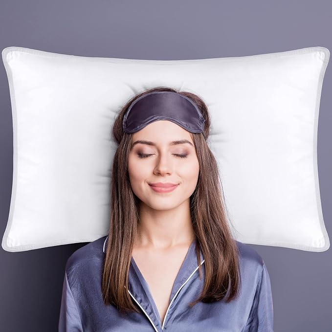 Utopia Bedding Bed Pillows for Sleeping (White), Queen Size Set of 4, Hotel Pillow, Cooling Pillows for Side, Back or Stomach Sleepers | Cooling pillows for sleeping with soft comfort for side, back & stomach sleepers, Double-stitched edges, Pack of 4,...