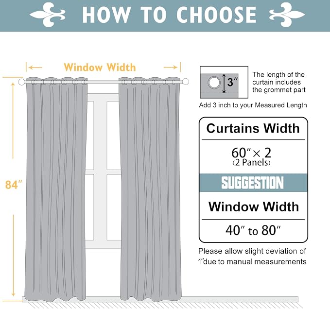 ChrisDowa 100% Blackout Curtains for Bedroom 84 Inches Long 2 Panels Set | 2 Thick Layers, Thermal Insulated, Light Blocking, Grommet, Window Treatment, Living Room Drapes, Cappuccino, 60 x 84 Inch