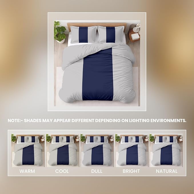 3 Pc Queen Size Duvet Cover Set- 100% Egyptian Cotton 600 Thread Count Ultra Soft Premium Durable Comforter Cover Zipper Closure & Corner Ties (Dashing Blue,Queen/Full 90" X 90")