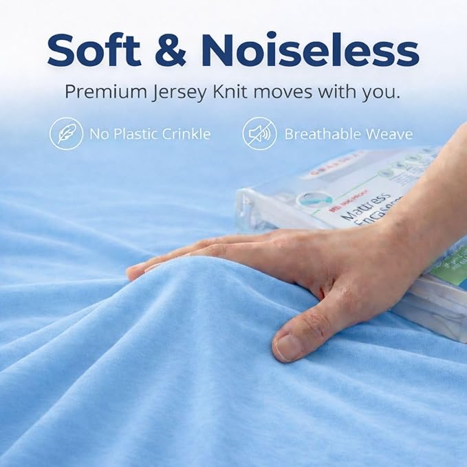 Guardmax Twin Mattress Protector Zippered, Bed Bug Mattress Cover | Waterproof, Dust Mite Proof, 6-Sided, Soft Jersey Knit, OEKO-TEX Certified, Machine Washable, Twin - 39 x 75, up to 11" Deep