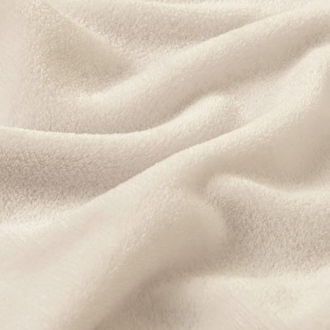BEDELITE Fleece Blanket Soft Plush King Size Bed Blanket Beige 108"x90" | Ultra Soft Fleece, Plush Microfiber, Lightweight Warmth, All Season Comfort, Fade Resistant, Machine Washable