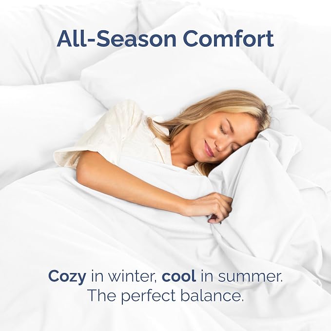 Cal King Flat Sheet - Single Top Flat Sheet Only - Soft & Cooling - White | Hotel Luxury Top Flat Sheet Only, Ultra-Soft, Breathable & Cooling, Fade & Wrinkle Free, Easy-Care, Stain & Shrink Resistant