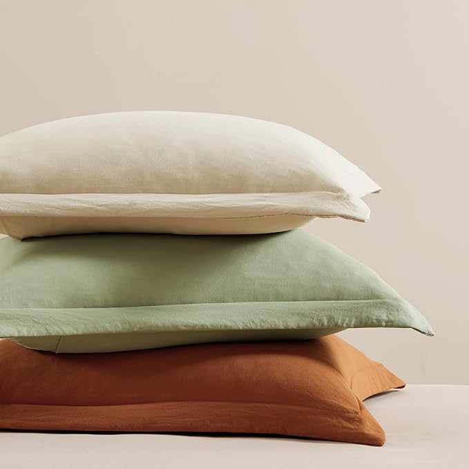 Super King Size Comforter Set- 7 Pieces Soft Bed in a Bag King Bedding Sets | Prewashed All Season Comforter with Sheets, Pillow Shams & Pillowcases, Sage Green