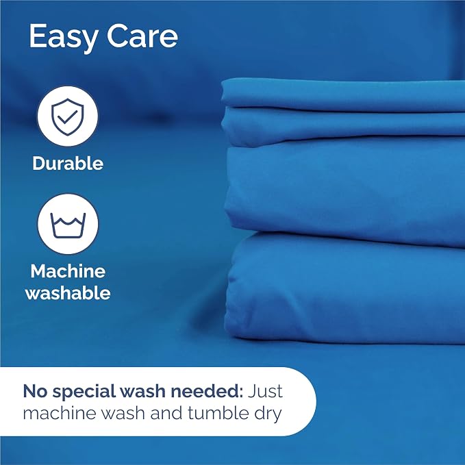 King 6 Piece Bed Sheet Set - Soft, Breathable & Cooling Sheets - Royal Blue | Ultra Soft Hotel Luxury Bedding Set w/ 8-16 Inch Deep Pockets - 1 Flat & 1 Fitted Sheet & 4 Pillowcases - Wrinkle & Fade Free