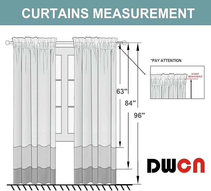 DWCN Blackout Curtains for Bedroom 42 x 45 Inch Long Sage Green 2 Panels | Room Darkening, Thermal Insulated, Light Blocking, Rod Pocket Drapes, Noise Reducing Window Treatments