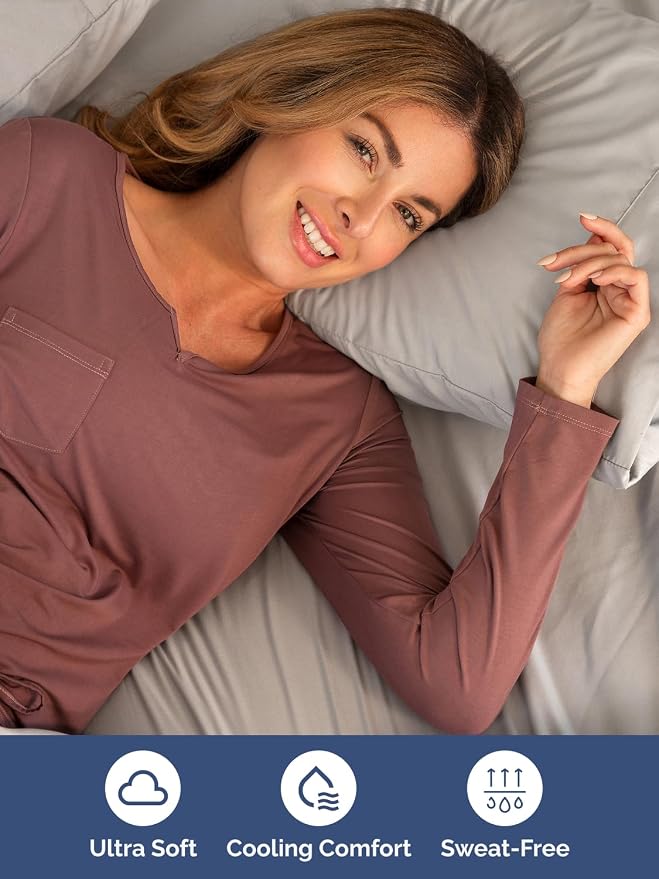 Extra Deep Cal King Sheet Set - 6 Piece Breathable & Cooling - Light Grey | Hotel Luxury Bed Sheets Set, Easy & Secure Fit, Ultra-Soft, Wrinkle & Fade Free, Comfy Sheets Set with Extra Deep Pockets