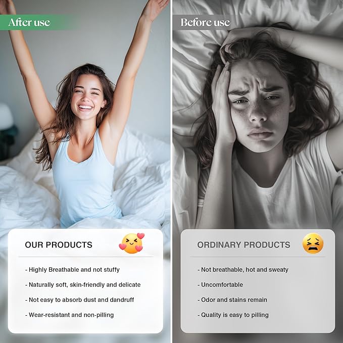 Silver Infused Bed Sheets Set, Temperature-Regulating Fabric with Self-Cleaning Technology for 3X Freshness Sleep, Genuine 100% Organic Viscose Derived from Bamboo (FullXL, Darkgray)