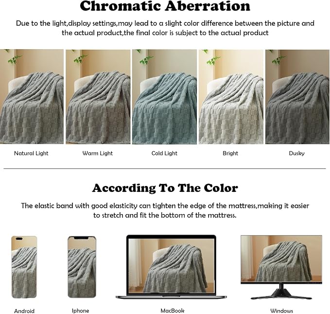 NEWCOSPLAY 3D Checkered Flannel Throw Blanket, Grey Checkered, 50"x70" | Super Soft Cute Lightweight Decorative Premium Silky Fleece Blanket for Couch Sofa Bed, Gift for Women Men, All Season Use